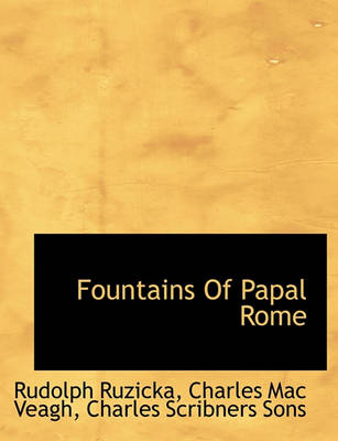 Book cover for Fountains of Papal Rome