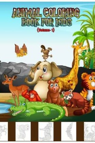 Cover of Animal coloring book for kids