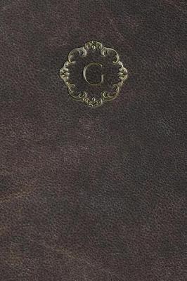 Book cover for Monogram "G" Notebook