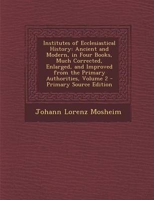 Book cover for Institutes of Ecclesiastical History