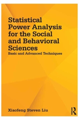 Cover of Statistical Power Analysis for the Social and Behavioral Sciences