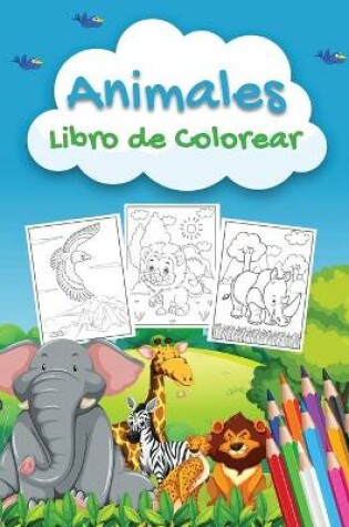 Cover of Animales Libro de Colorear