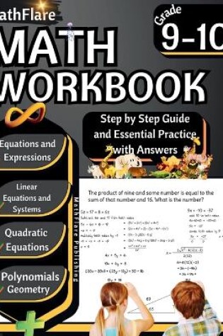 Cover of MathFlare - Math Workbook 9th and 10th Grade