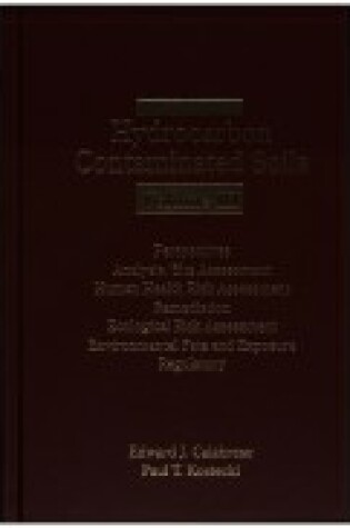 Cover of Hydrocarbon Contaminated Soils, Volume I
