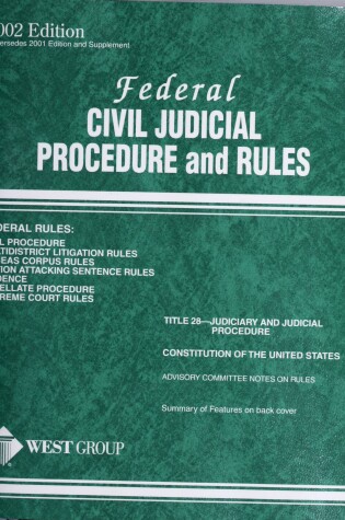 Cover of Federal Civil Judical Proc 02