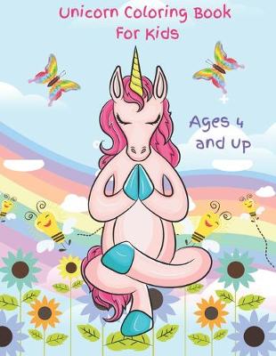 Book cover for Unicorn Coloring Book for Kids