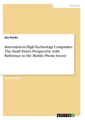 Book cover for Innovation in High-Technology Companies