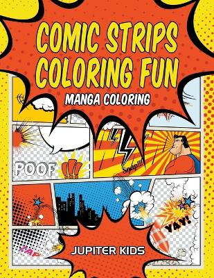 Book cover for Comic Strips Coloring Fun