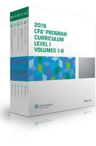 Cover of CFA Program Curriculum 2019 Level I Volumes 1–6 Box Set
