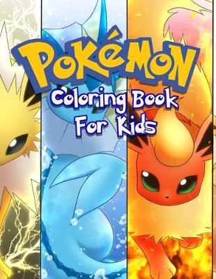 Book cover for Pokemon Coloring Book For Kids