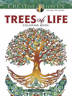 Book cover for Creative Haven Trees of Life Coloring Book