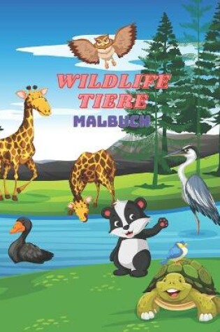 Cover of Wildlife-Tiere - Malbuch