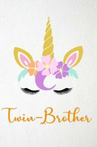 Cover of Twin-Brother A5 Lined Notebook 110 Pages