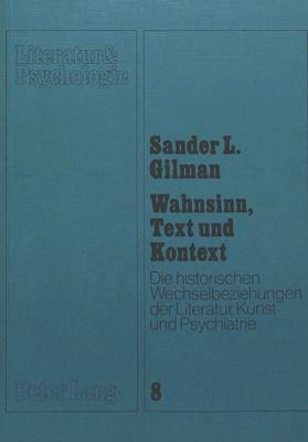 Book cover for Wahnsinn, Text Und Kontext