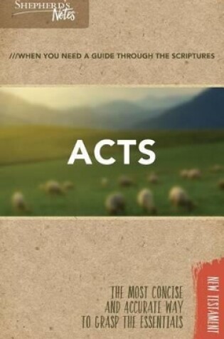 Cover of Shepherd's Notes: Acts