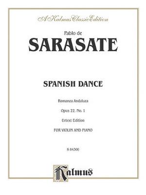 Cover of Spanish Dance, Op. 22, No. 1 (Romanza Andaluza)