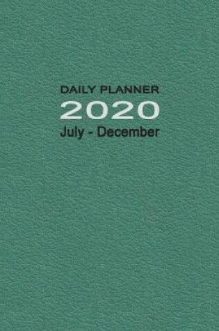 Cover of Daily Planner 2020 July-December