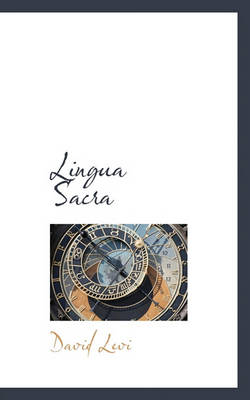 Book cover for Lingua Sacra