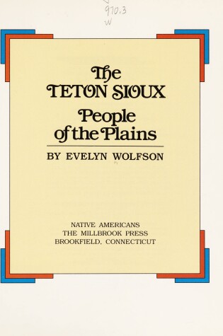 Cover of The Teton Sioux