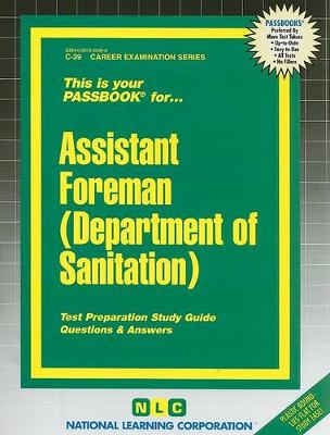 Book cover for Assistant Foreman (Dept. of Sanitation)