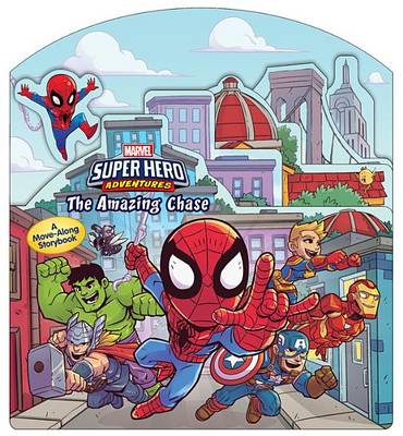Book cover for Marvel Super Hero Adventures the Amazing Chase