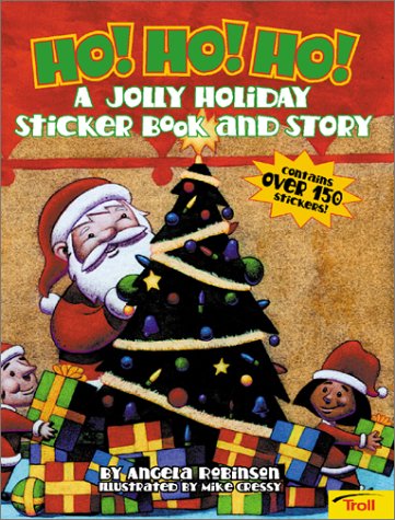 Book cover for Ho Ho Ho a Jolly Holiday Sticker Book