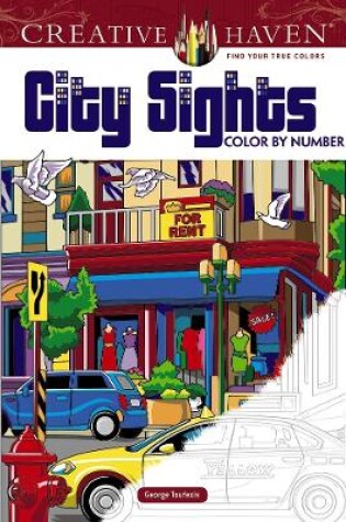 Cover of Creative Haven City Sights Color by Number