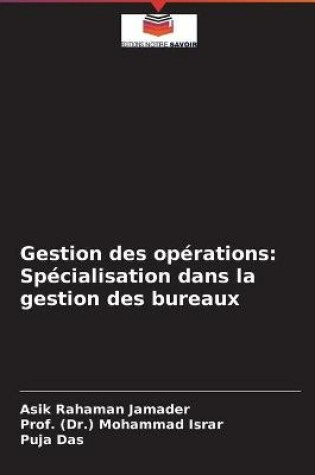 Cover of Gestion des operations