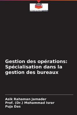 Book cover for Gestion des operations