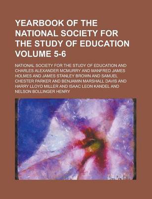 Book cover for Yearbook of the National Society for the Study of Education Volume 5-6