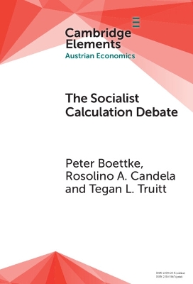 Book cover for The Socialist Calculation Debate