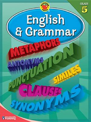 Book cover for English & Grammar, Grade 5