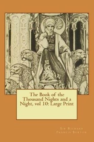Cover of The Book of the Thousand Nights and a Night, vol 10