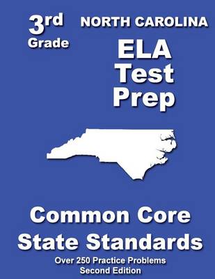 Book cover for North Carolina 3rd Grade ELA Test Prep