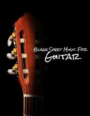 Book cover for Blank Sheet Music for Guitar