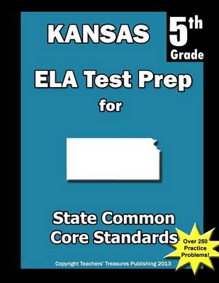 Book cover for Kansas 5th Grade ELA Test Prep