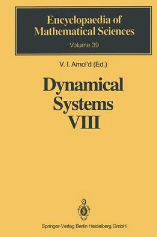 Cover of Dynamical Systems VIII