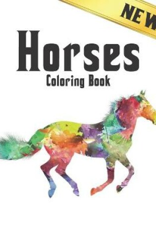 Cover of Coloring Book New Horses