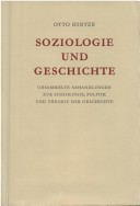 Book cover for Soziologie Und Geschichte