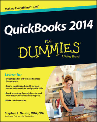 Book cover for QuickBooks 2014 For Dummies