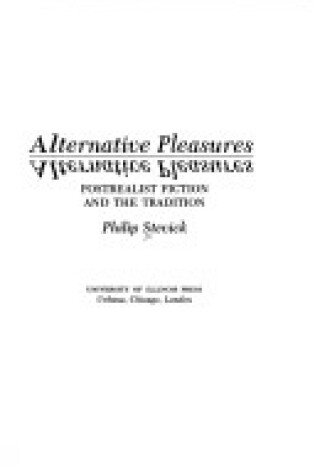 Cover of Alternative Pleasures