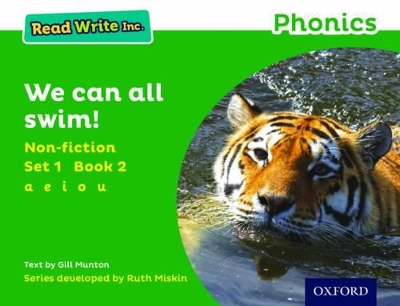 Cover of Read Write Inc. Phonics: We Can All Swim! (Green Set 1 Non-fiction 2)