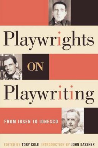 Cover of Playwrights on Playwriting