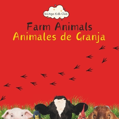 Book cover for Farm Animals Animales de Granja - Bilingual Spanish English Book for Toddlers and Young Children Ages 1-7