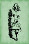 Book cover for Alice in Wonderland Journal - Tall Alice (Green)