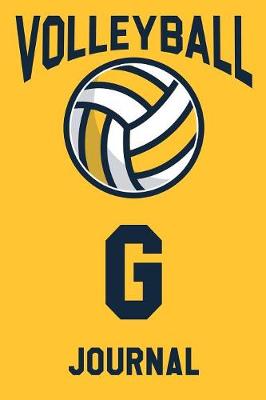 Book cover for Volleyball Journal G
