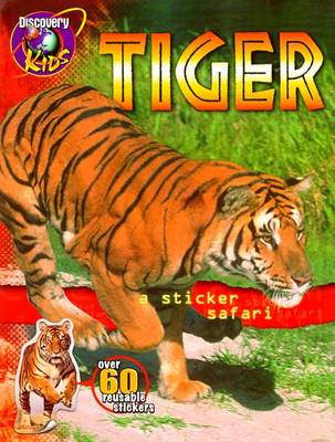 Book cover for Tiger Sticker Safari Book