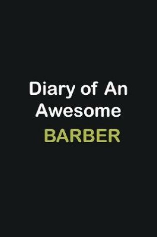 Cover of Diary of an awesome Barber