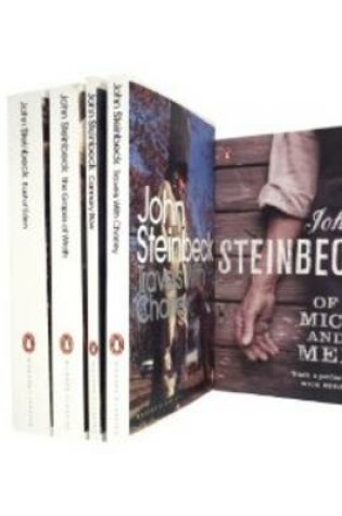 Cover of John Steinbeck Penguin Classics Set. Travels with Charley, of Mice and Men, Cannery Row, the Grapes of Wrath & East of Eden