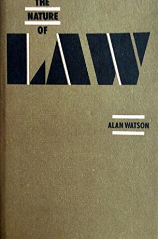 Cover of The Nature of Law